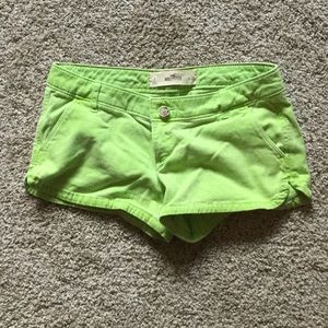Green Hollister Shorts